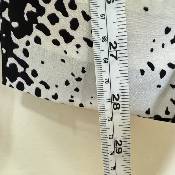 Diane Von Furstenberg‎ Womens Jumpsuit Size 8 Silk Purple Unique Pockets Spotted - Picture 6 of 14